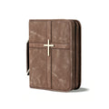 Bible Cover with Handle, Brown