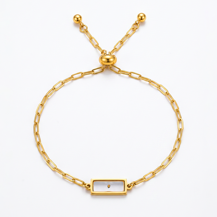 Seed of Faith Bracelet, Gold chain